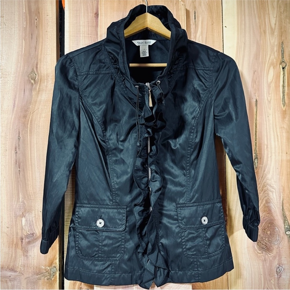WHBM Black Ruffle Jacket - Picture 9 of 9